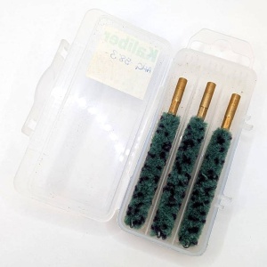 wool mop 3 pack , for cal..22l.r,  inside thread 1/8''