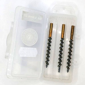 spring brush 3 pack, for cal..22l.r,  inside thread 1/8''