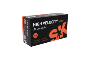 SK High Velocity Match 0.22LR (500 Rounds)