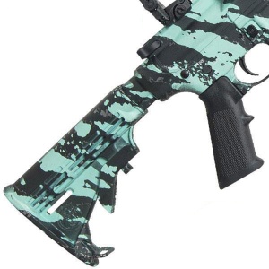 SMITH & WESSON M&P15-22 SPORT ROBIN'S EGG BLUE PLATINUM FINISH