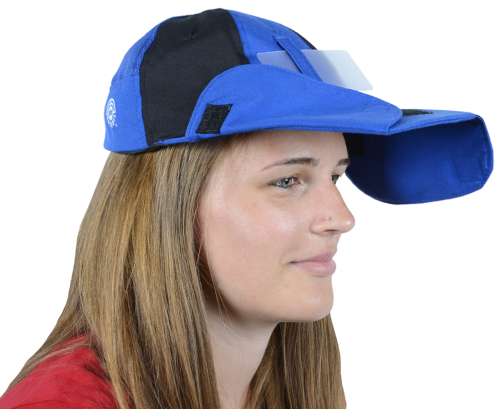 ahg-SHOOTING CAP Color, blue-black