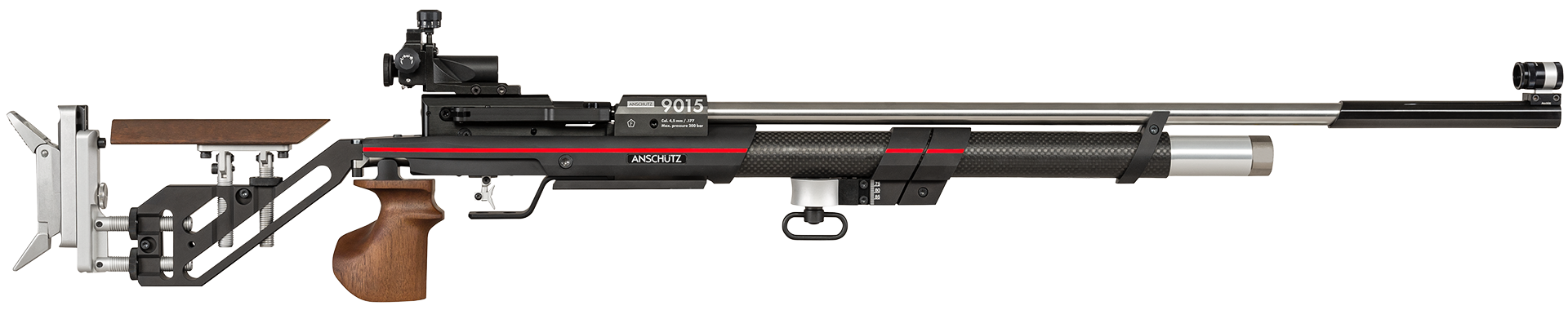 Anschutz 9015 ONE BASIC 3P .177 Match Air Rifle 640mm Barrel Medium Universal Grip