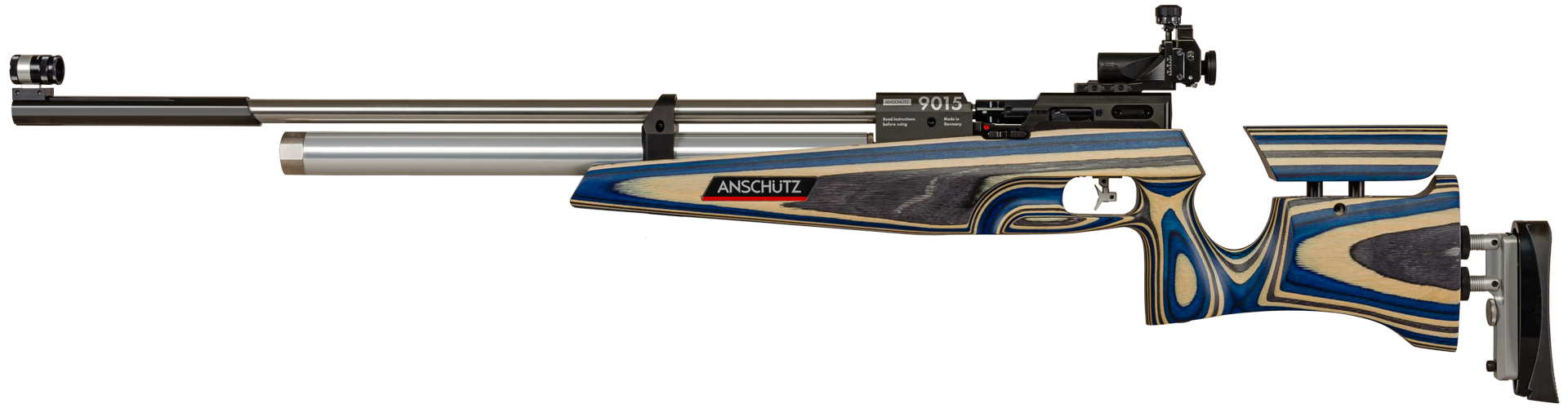 Anschutz 9015 CLUB .177 Match Air Rifle 640mm Barrel and 4709A Butt Plate