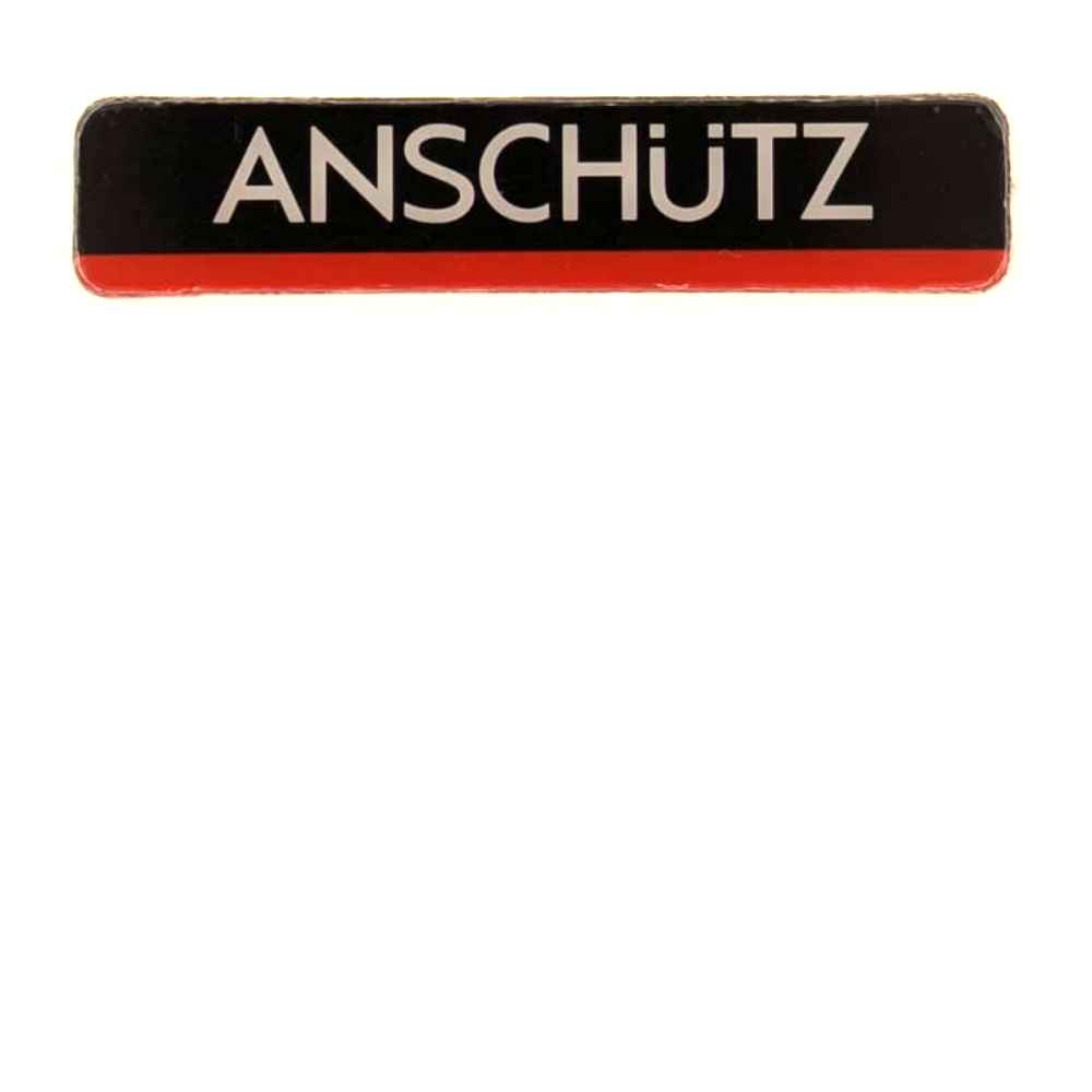 Sticker ANSCHTZ silver ++++