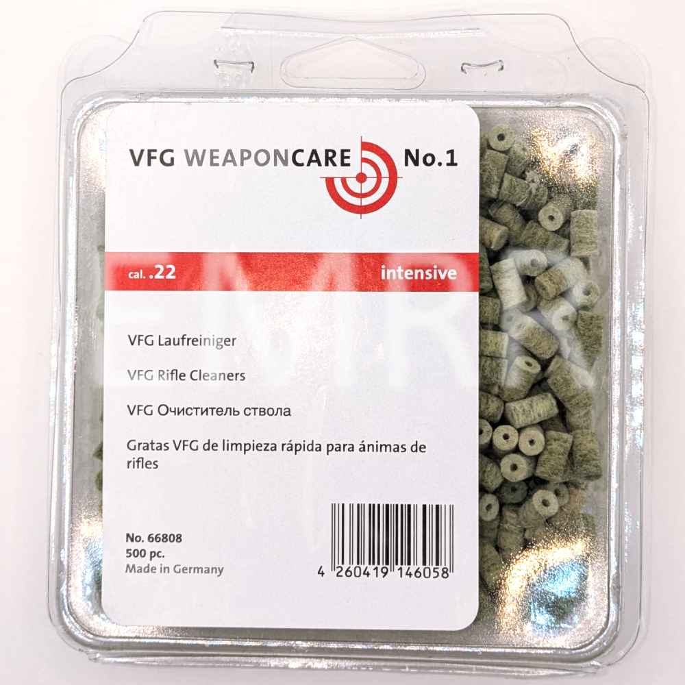 VFG Superintensive felt pellets 500 pcs cal.. 22 lr