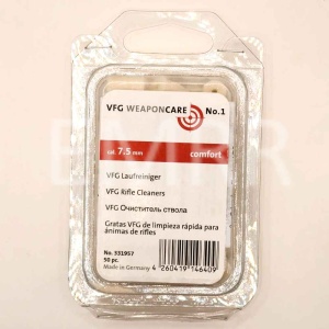 VFG-felt cleaners for guns 50 pcs Kal. 7,5 mm